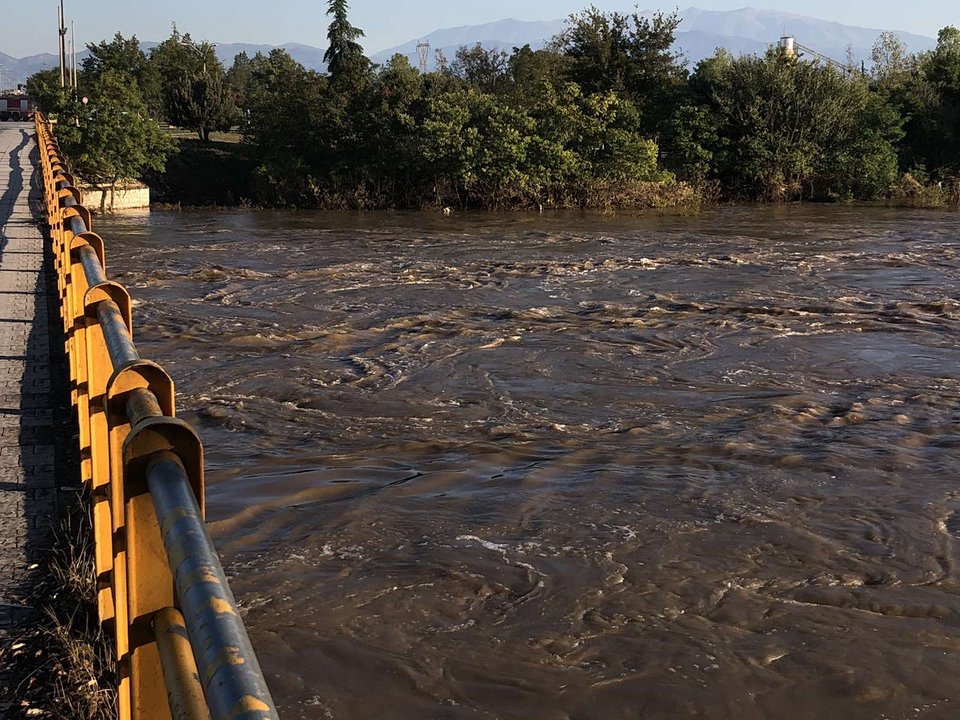 Αισθητή η υποχώρηση των νερών στον Πηνειό