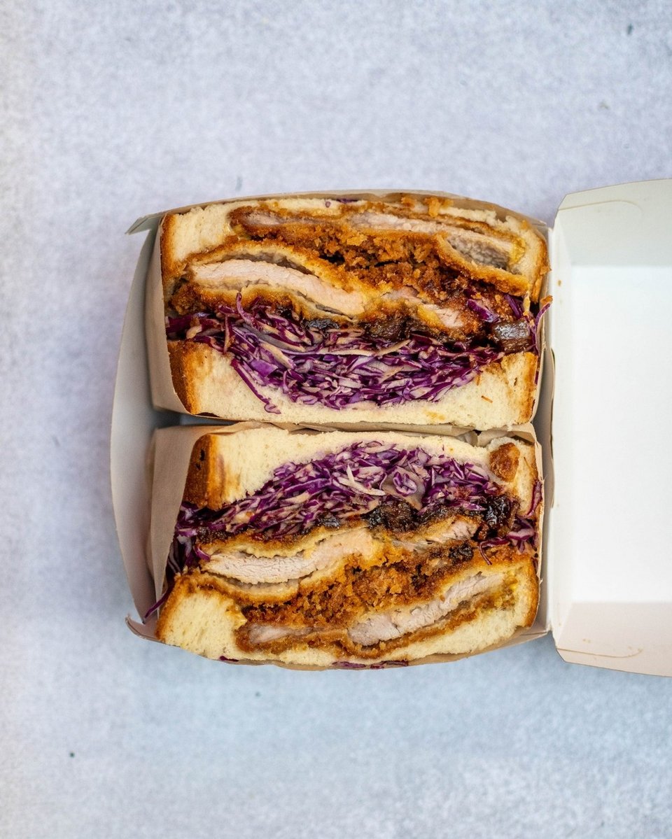 Το sando katsu με πανέ χοιρινό / Φωτογραφία: sando.athens/Instagram