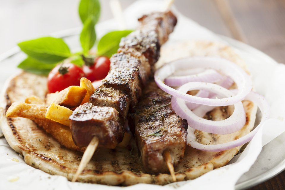 σουβλάκια καλαμάκια