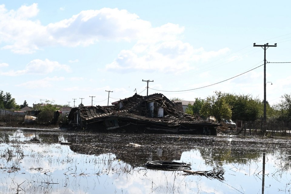 Ο Θεσσαλικός Κάμπος χτυπήθηκε αλύπητα από την κακοκαιρία