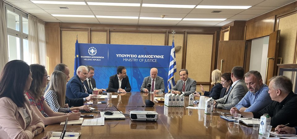 Σύσκεψη υπουργείων Δικαιοσύνης και Ψηφιακής διακυβέρνησης