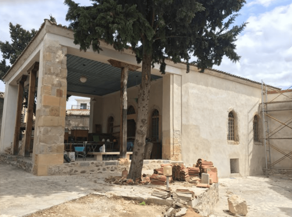 Αποψη του παλιού παγοποιείου