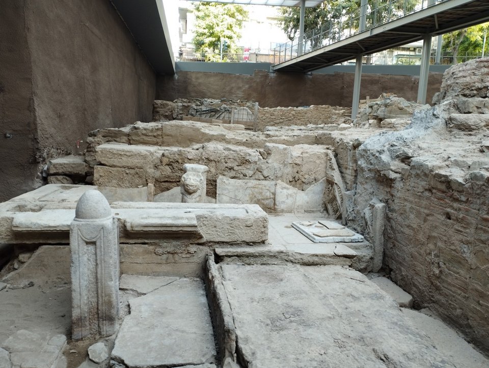 Αρχαιολογικός χώρος βόρεια του Σταθμού Αγία Σοφία
