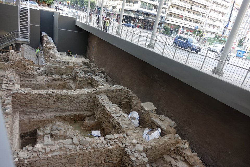 Αρχαιολογικός χώρος στη Βόρεια Είσοδο του Σταθμού 