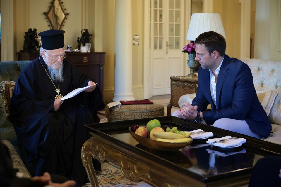 Ο πρόεδρος του ΣΥΡΙΖΑ συναντήθηκε με τον Οικουμενικό Πατριάρχη Βαρθολομαίο