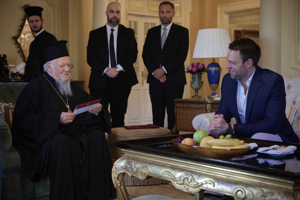 Ο πρόεδρος του ΣΥΡΙΖΑ συναντήθηκε με τον Οικουμενικό Πατριάρχη Βαρθολομαίο