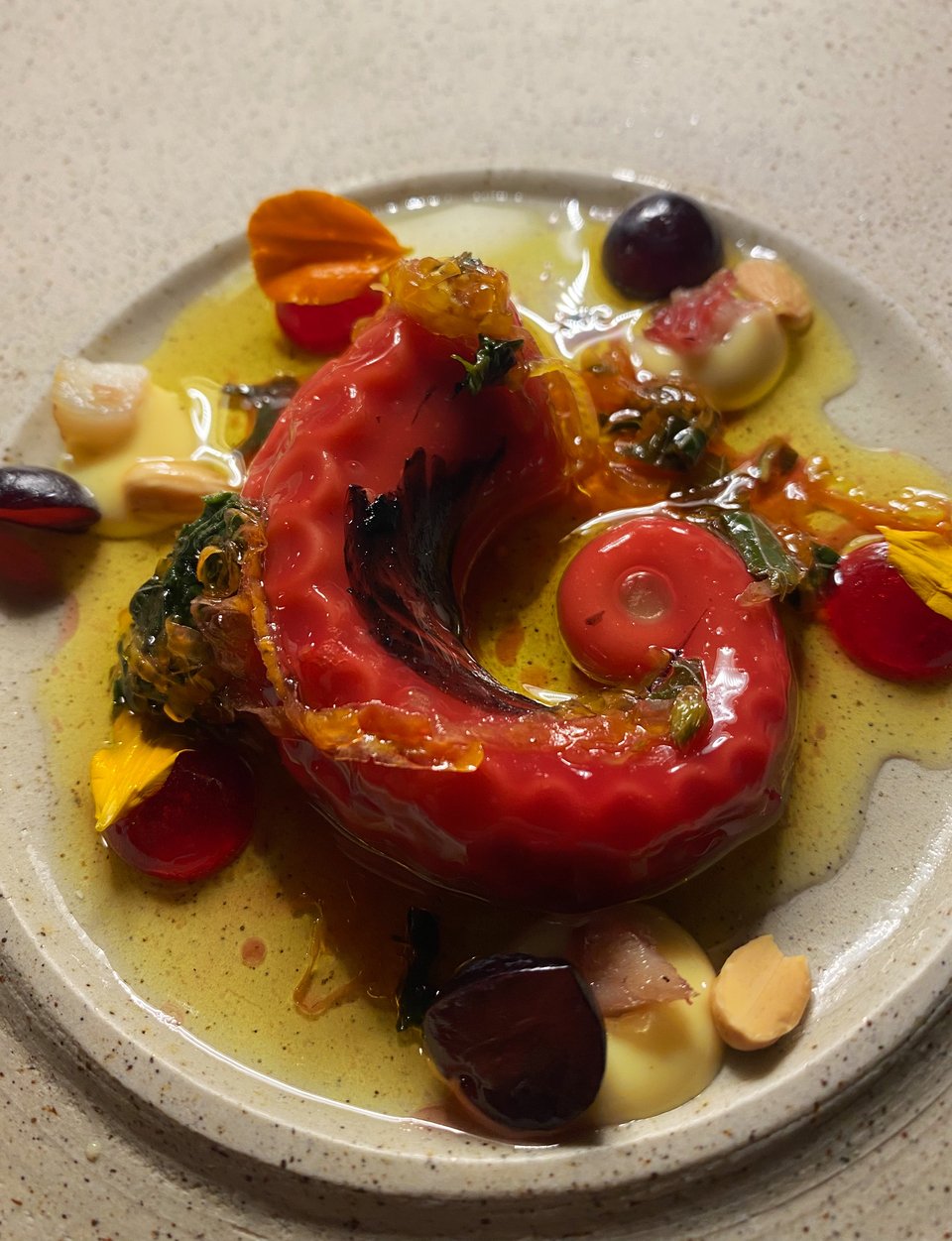 Το εικονικό χταπόδι από φάβα / Φωτογραφία: Μάνος Λειβαδάρος/iefimerida