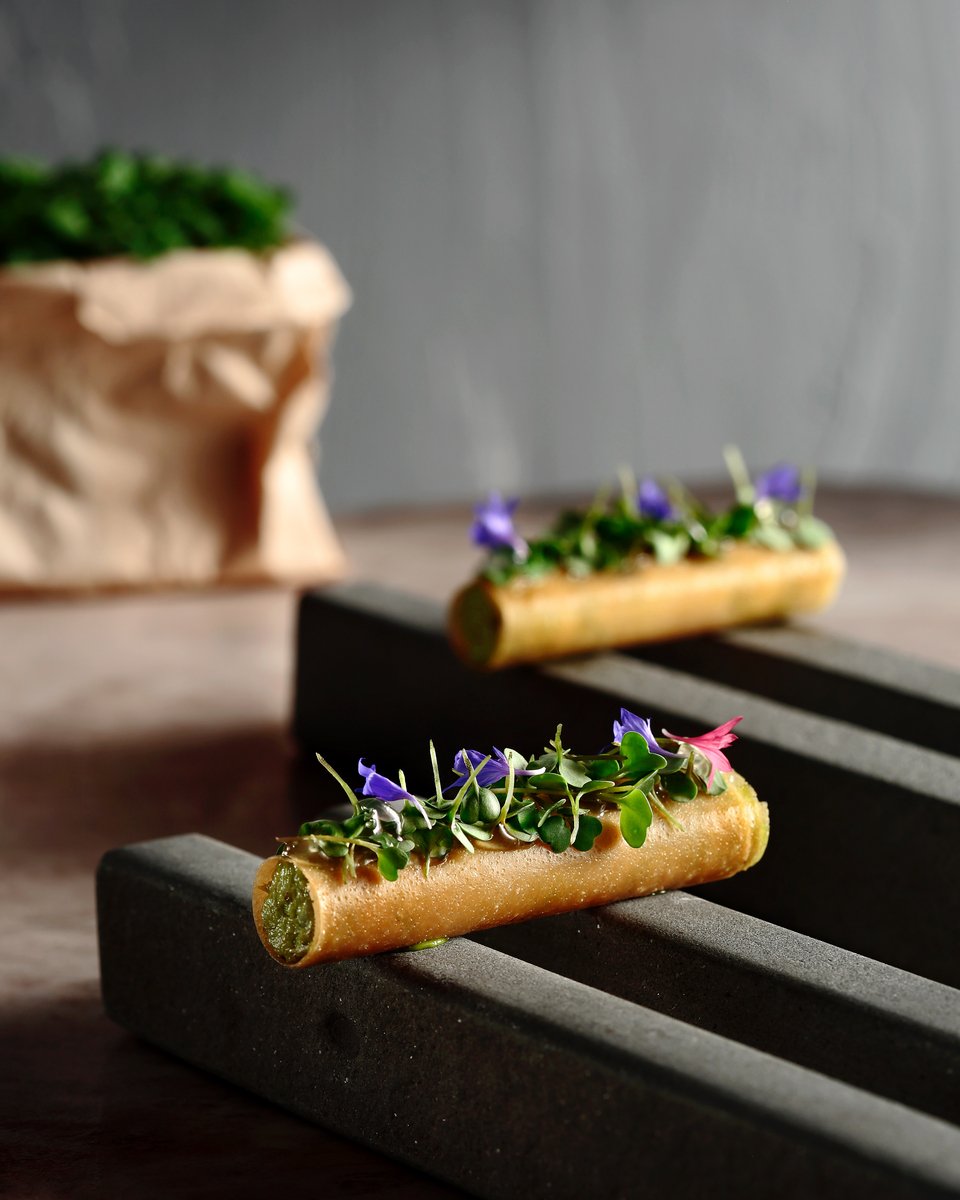 Το ανθισμένο κανελόνι με ταρτάρ από καβούρι  / Φωτογραφία: George Drakopoulos  -  Courtesy of CTC Urban Gastronomy