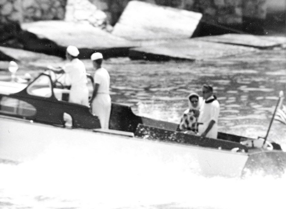 Το καλοκαίρι του 1960 με τον Αριστοτέλη Ωνάση
