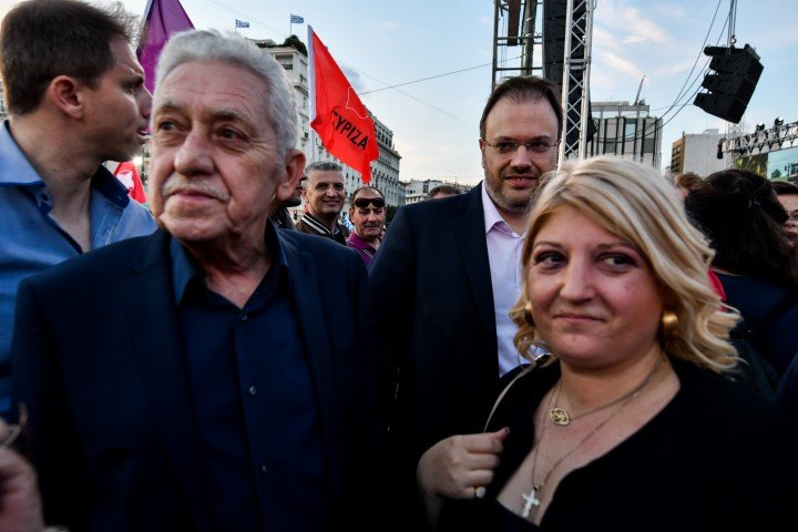 Η Γεωργία Γεννιά με τον Φώτη Κουβέλη