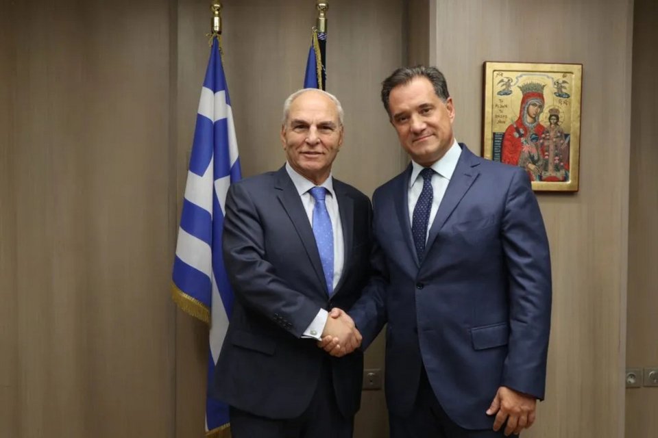Ο Παναγιώτης Κοκκόρης με τον Άδωνι Γεωργιάδη