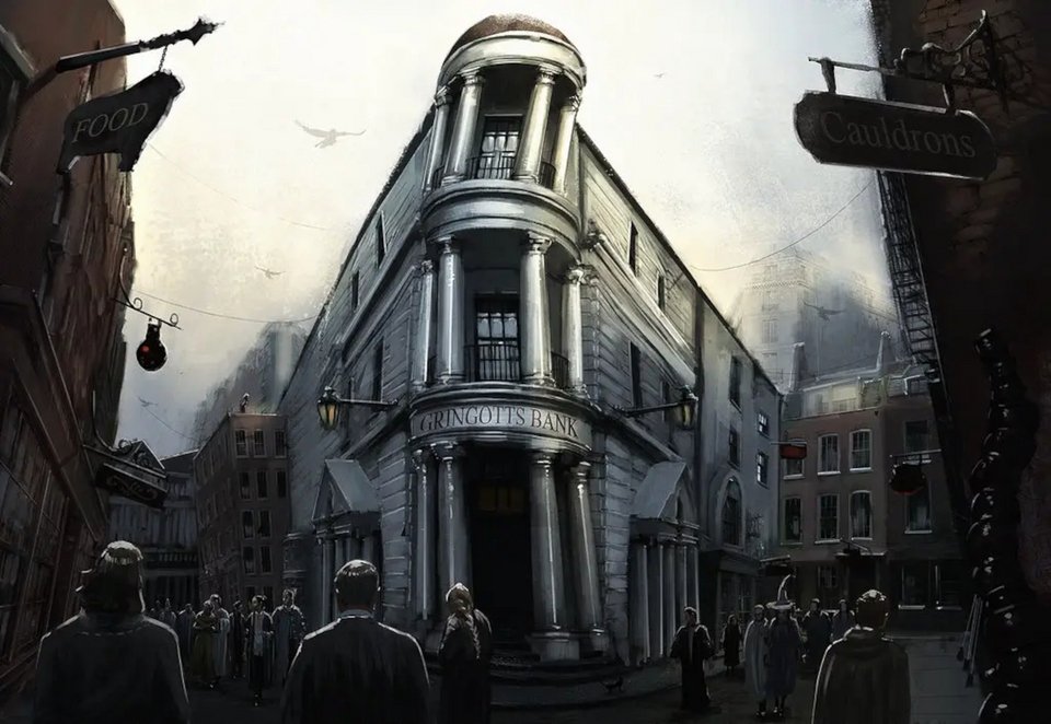 Η τράπεζα Gringotts από τον Χάρι Πότερ