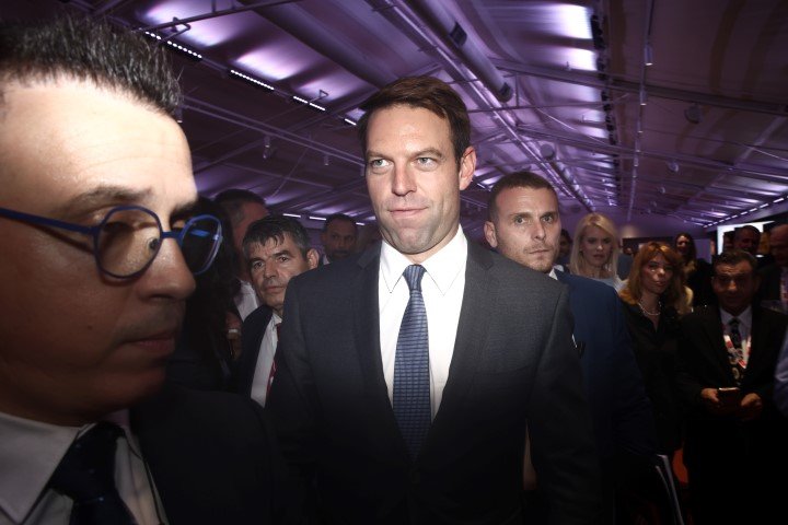 Ο Στέφανος Κασσελάκης στο συνέδριο του Economist- Φωτογραφία: Dimitris Kapantais / SOOC