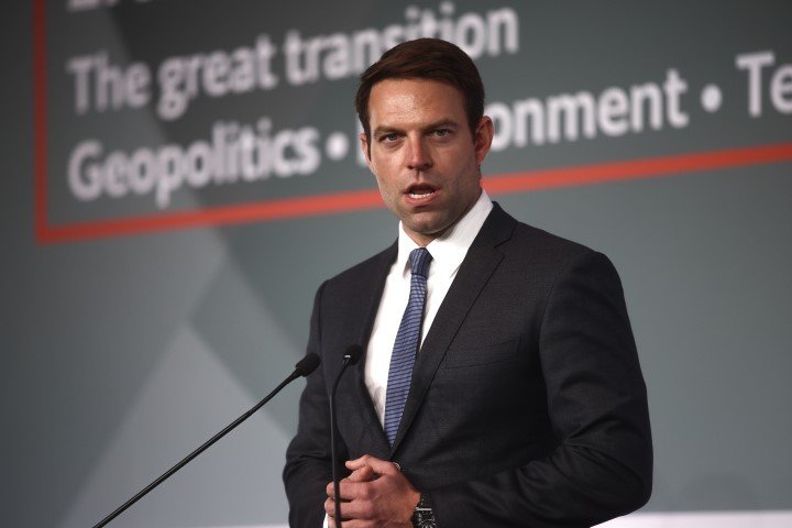 Ο Στέφανος Κασσελάκης στο συνέδριο του Economist- Φωτογραφία: Dimitris Kapantais / SOOC