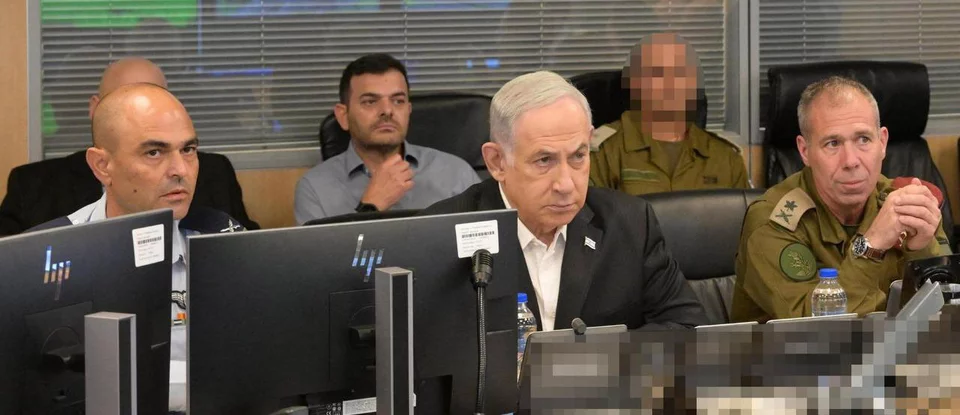 Ο Νετανιάχου στο Αρχηγείο της Ισραηλινής Αεροπορίας/Twitter
