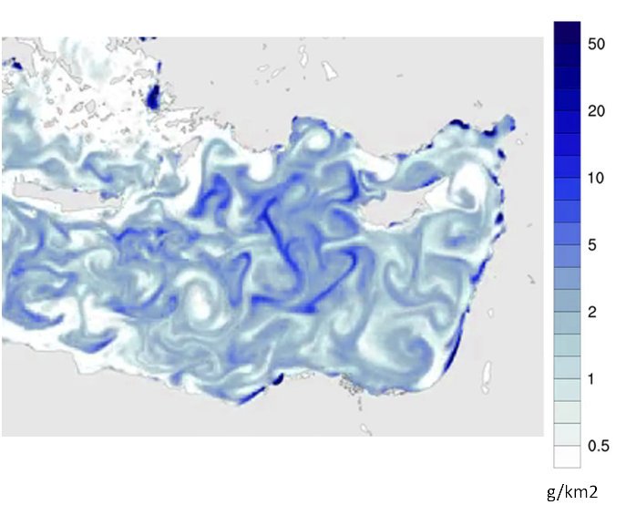 πλαστικά απορρίμματα, χάρτης
