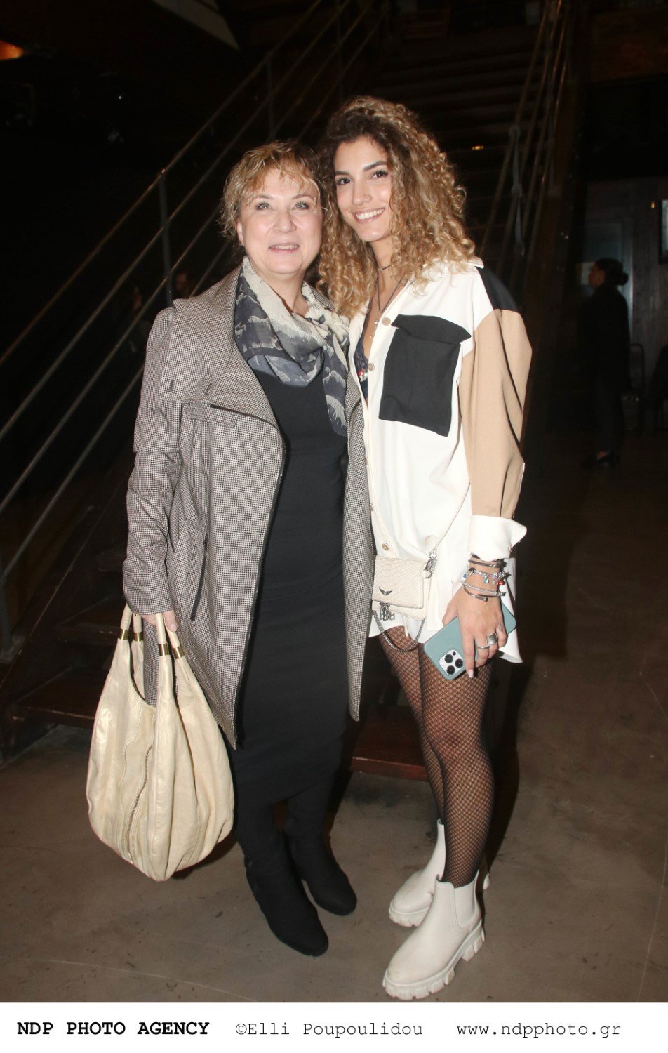 Μαίρη Σταυρακέλλη με την κόρη της, Αγγελική