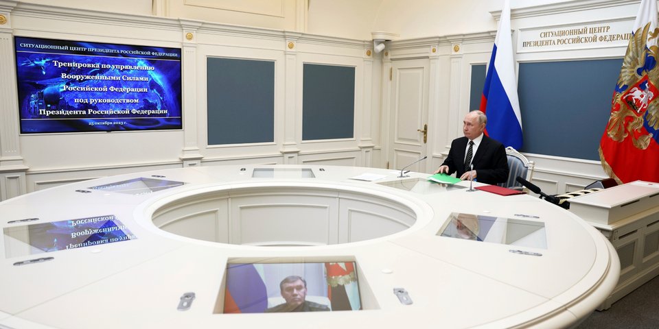 Gavriil Grigorov, Sputnik, Kremlin Pool Photo via AP