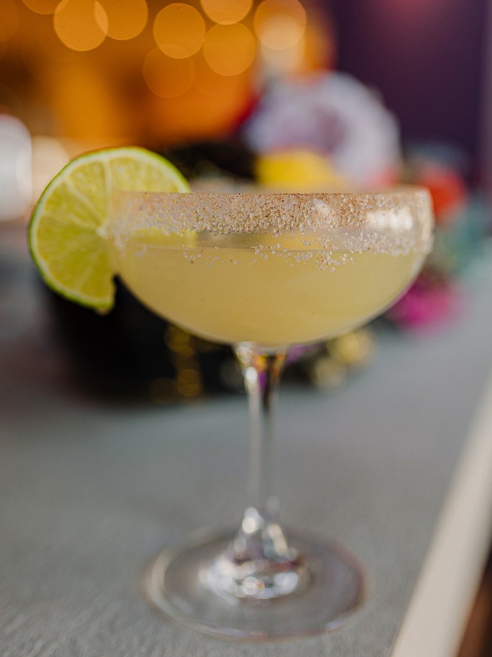 Η κλασική μαργαρίτα με εξαιρετική τεκίλα Rooster Rojo. 