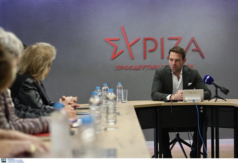 Συνάντηση με την Εκτελεστική Γραμματεία της Ομοσπονδίας Νοσοκομειακών Γιατρών Ελλάδας (ΟΕΝΓΕ) είχε ο πρόεδρος του ΣΥΡΙΖΑ, Στέφανος Κασσελάκης