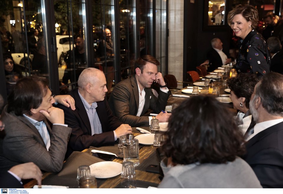 Βραδινή  έξοδος της Κοινοβουλευτικής Ομάδας του ΣΥΡΙΖΑ με τον πρόεδρο Στέφανο Κασσελάκη / Φωτογραφία: Intime - ΛΙΑΚΟΣ ΓΙΑΝΝΗΣ  