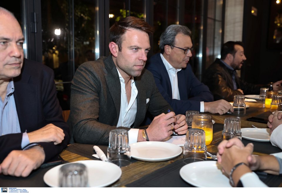 Βραδινή  έξοδος της Κοινοβουλευτικής Ομάδας του ΣΥΡΙΖΑ με τον πρόεδρο Στέφανο Κασσελάκη / Φωτογραφία: Intime - ΛΙΑΚΟΣ ΓΙΑΝΝΗΣ  