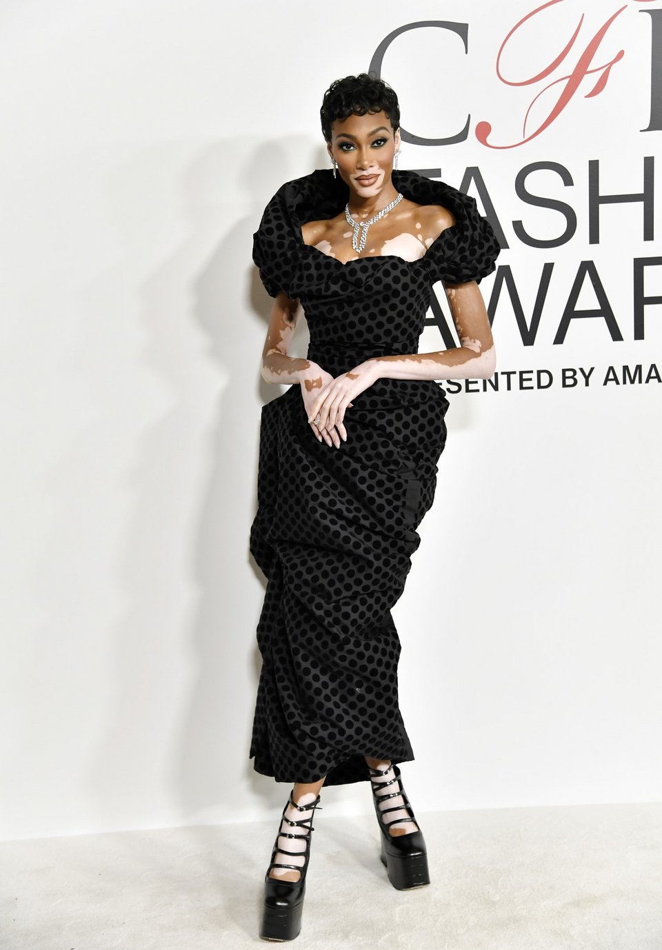 Η Γουίνι Χάρλοου στο gala για τα CFDA Fashion Awards 2023