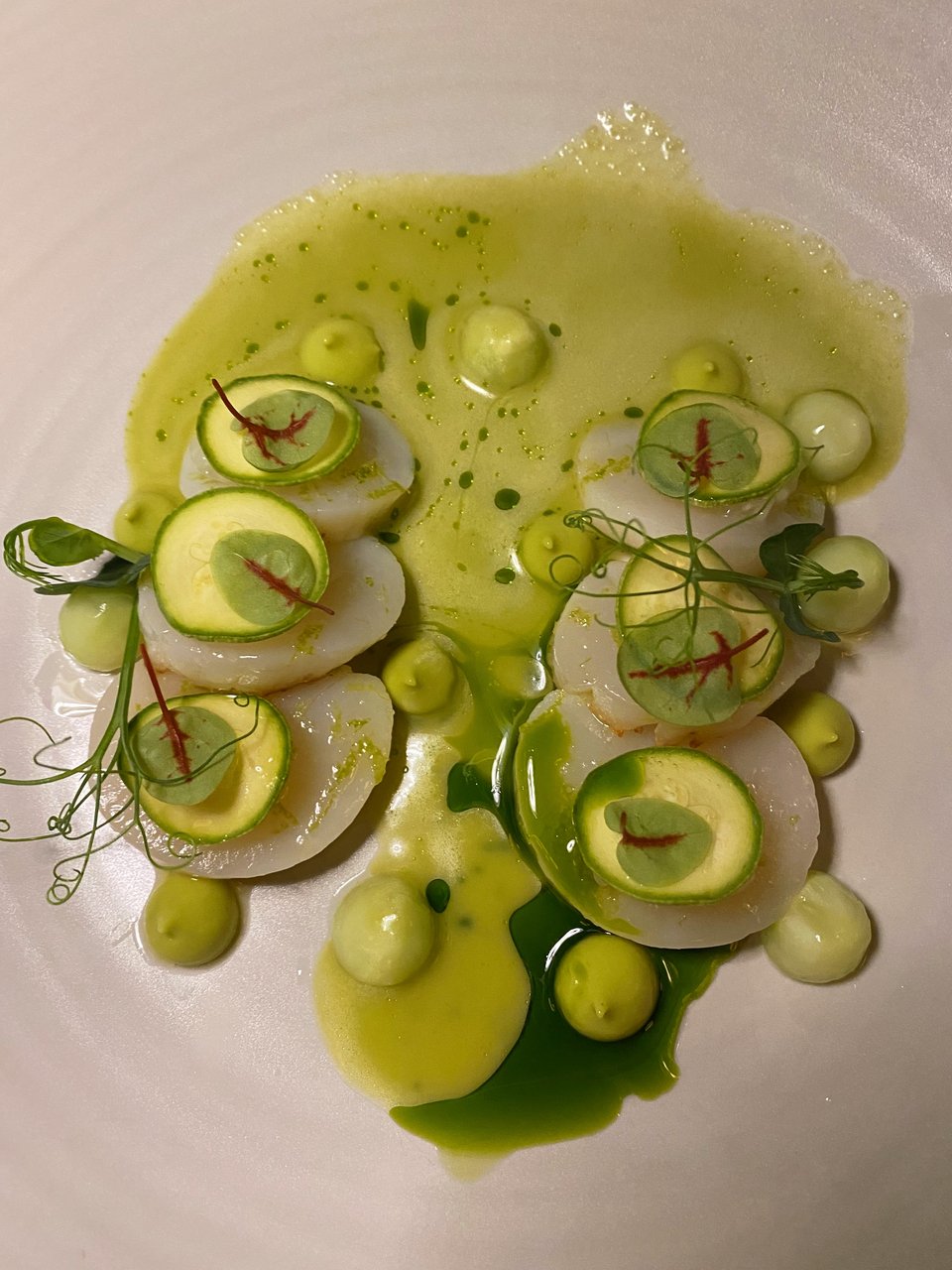 Το πιάτο με τα χτένια. 