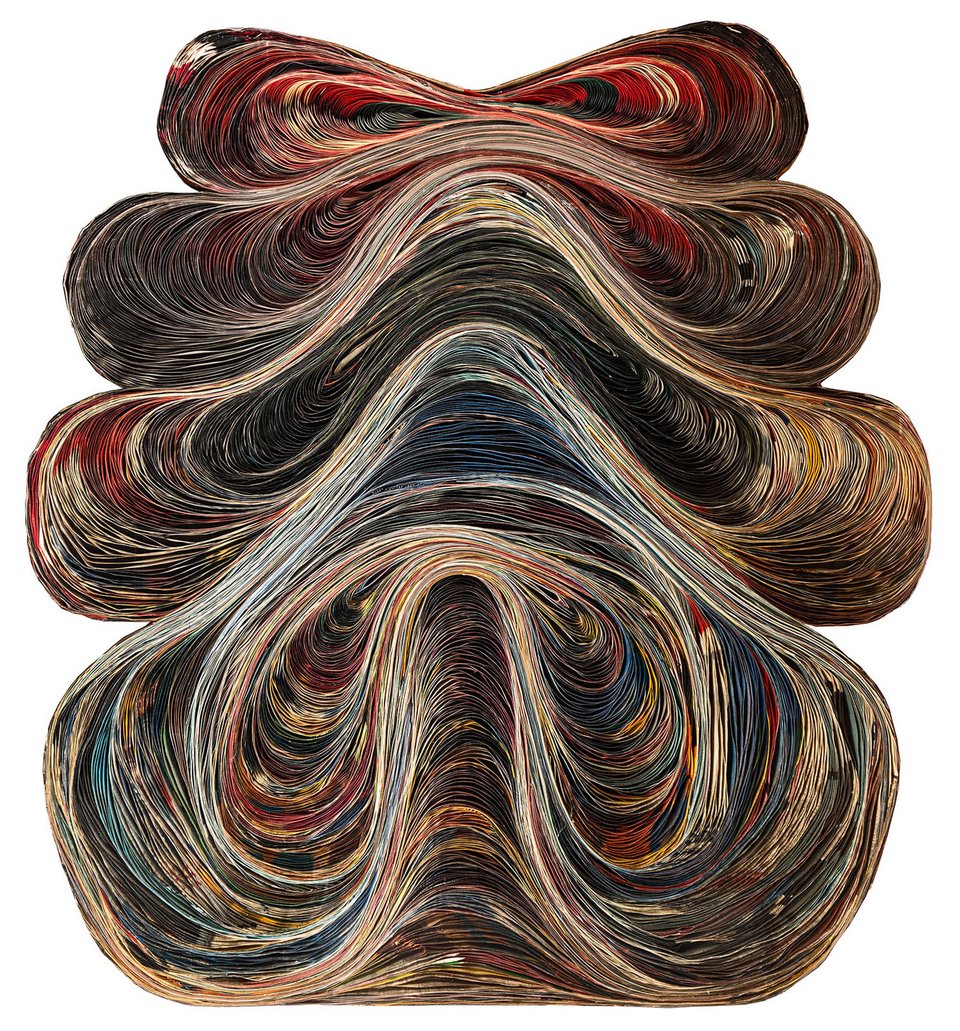 Pavlos, Baroque (Affiches massicotees), χαρτί αφίσας, κουτί plexiglass, 157Χ147cm, Εκτίμηση €26.000-36.000