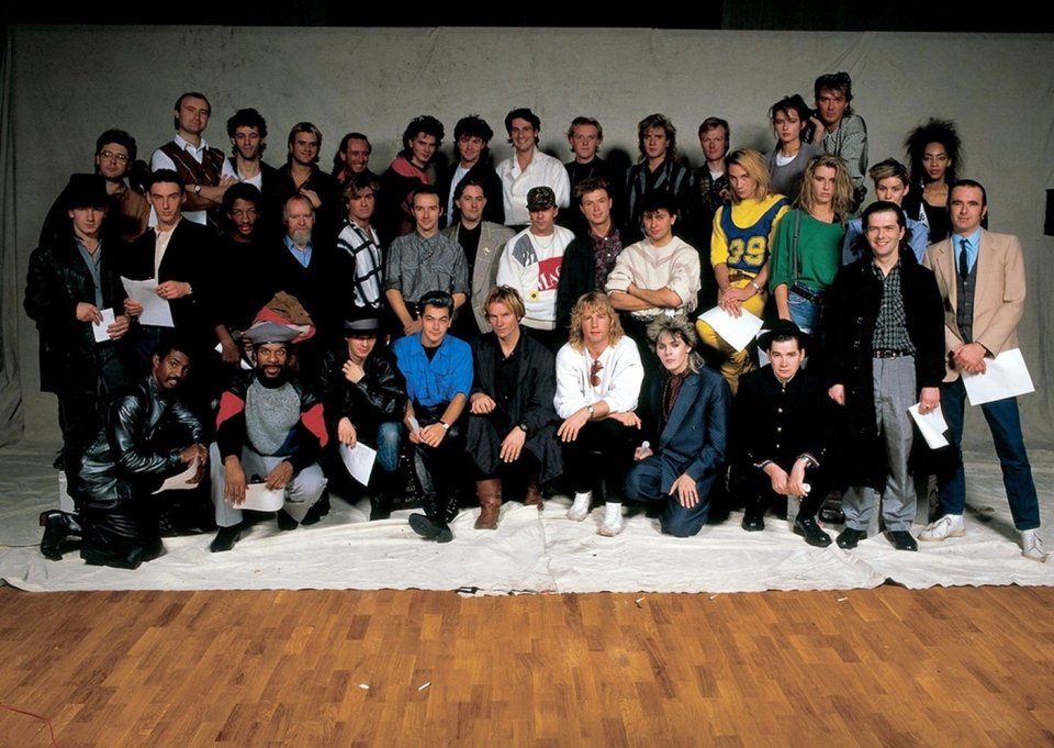 Η οικογενειακή φωτογραφία του Band Aid