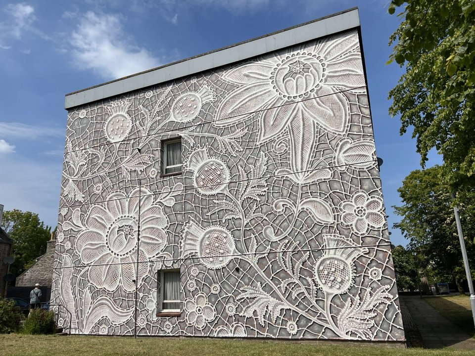 Το έργο της NeSpoon στο Aberdeen στη Σκωτία