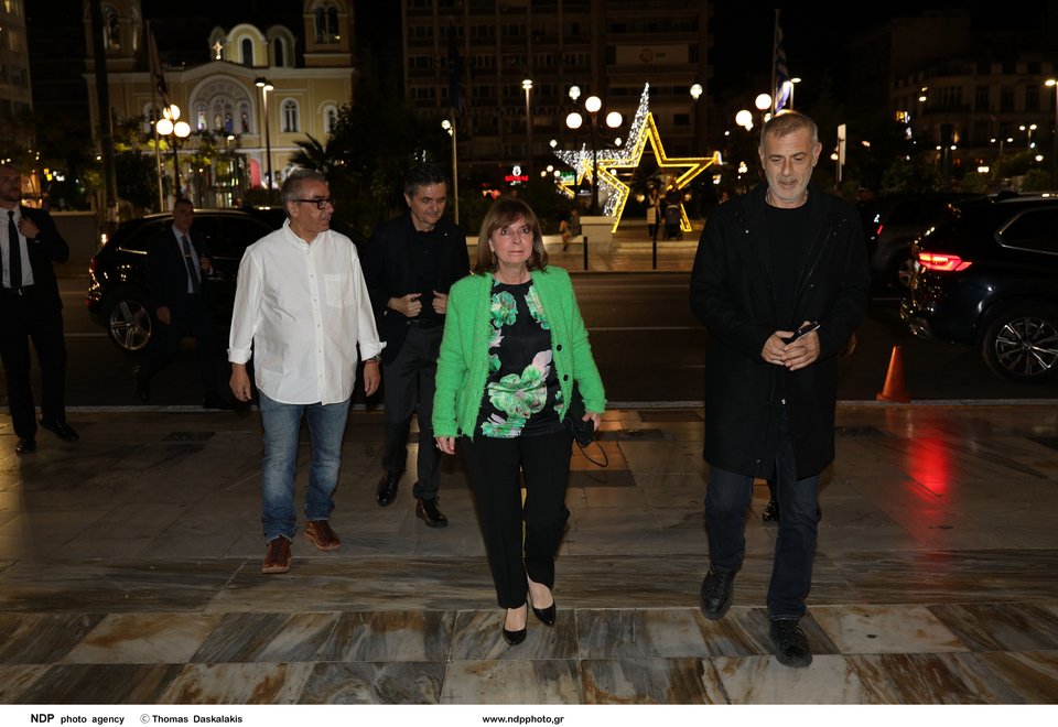 Η Κατερίνα Σακελλαροπούλου στην πρεμιέρα του ΔΘΠ 