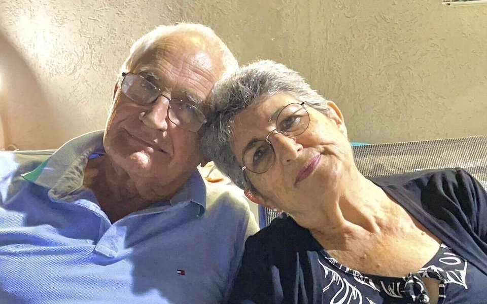 Η Αντίνα Μόσε με τον σύζυγό της