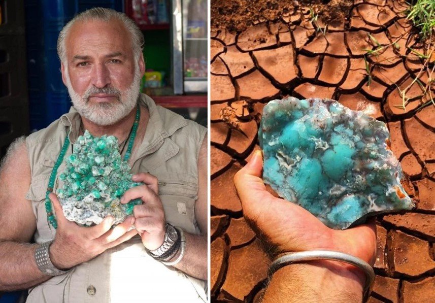 Ο Γιάννης Μελάς ανακάλυψε το aquaprase, τον πρώτο νέο πολύτιμο λίθο του 21ου αιώνα