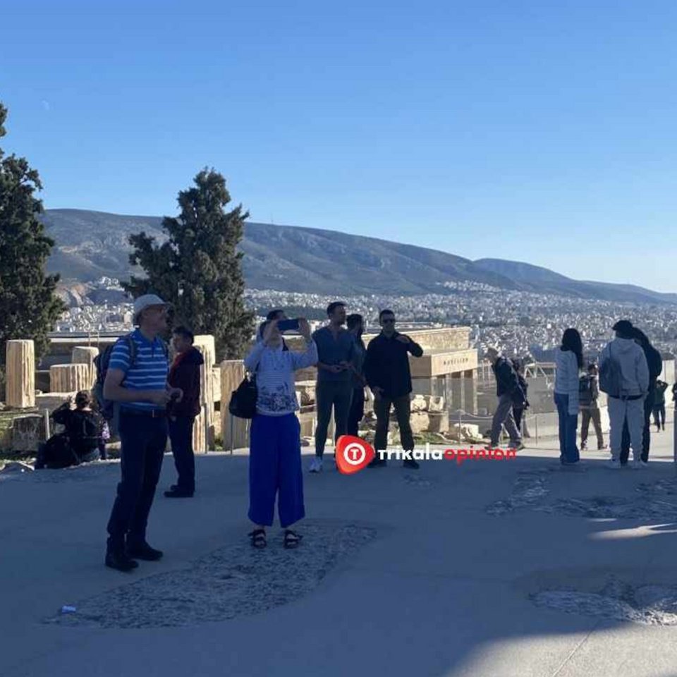 Ο Στέφανος Κασσελάκης στην Ακρόπολη