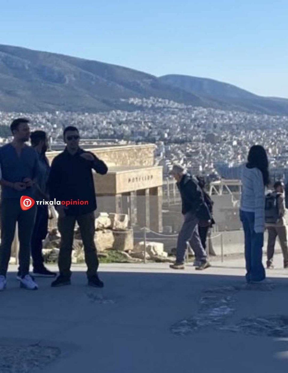 Ο Στέφανος Κασσελάκης στην Ακρόπολη