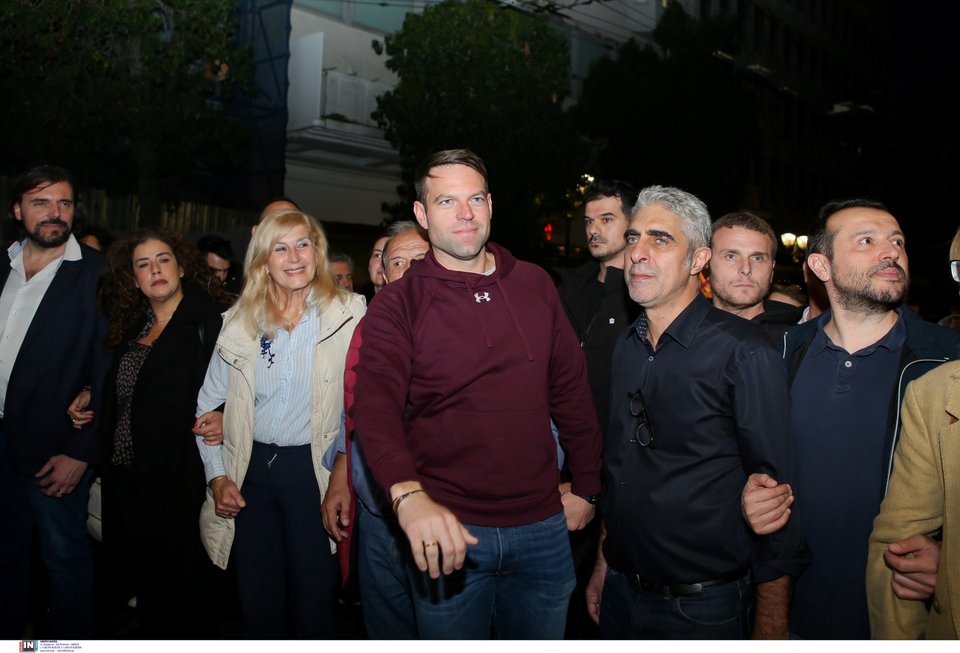 Ο Στέφανος Κασσελάκης στο μπλοκ του ΣΥΡΙΖΑ για το Πολυτεχνείο / Φωτογραφία: Intimenews/ΚΑΜΣΗΣ ΔΗΜΟΣΘΕΝΗΣ 