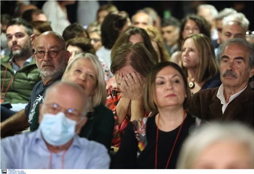 Σκυθρωπά πρόσωπα και διάχυτη αγωνία στα μέλη της ΚΕ