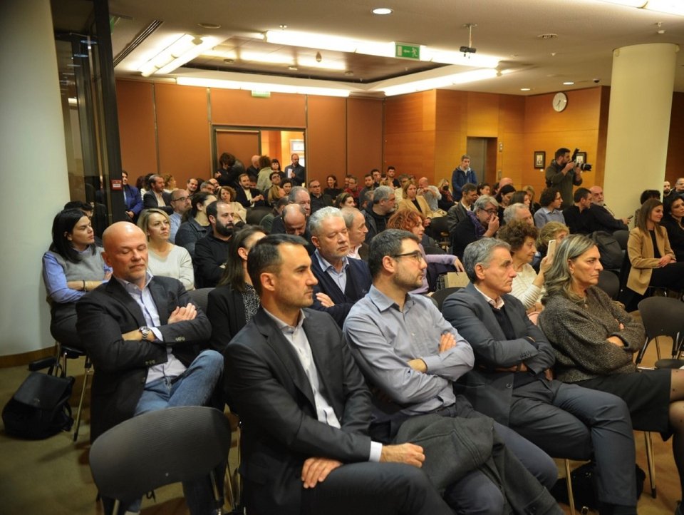 Αλέξης Χαρίτσης, Νάσος Ηλιόπουλος, Ευκλείδης Τσακαλώτος, Πέτη Πέρκα