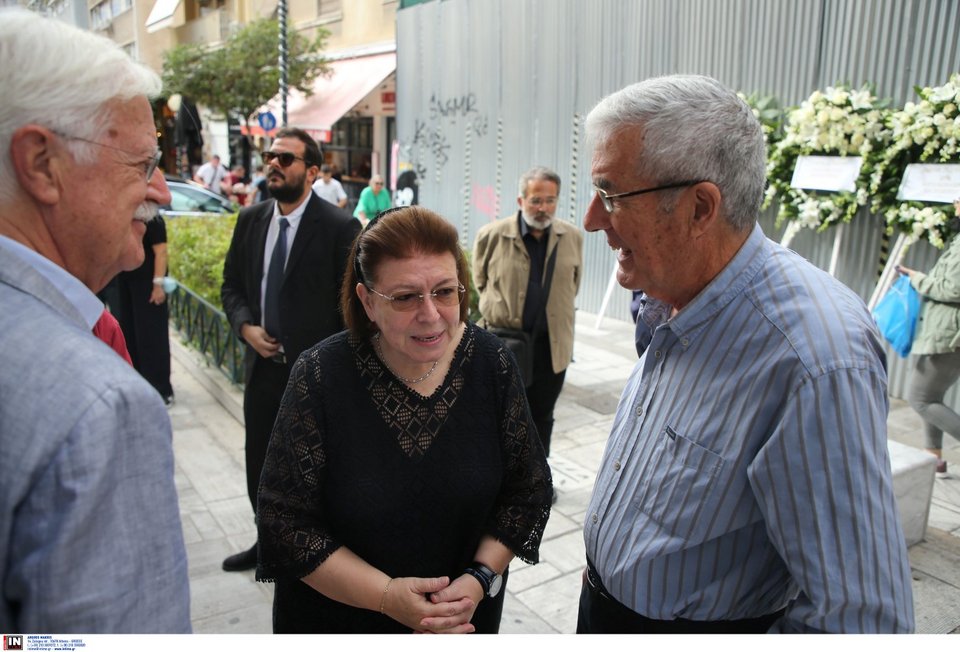 Η υπουργός Πολιτισμού, Λίνα Μενδώνη