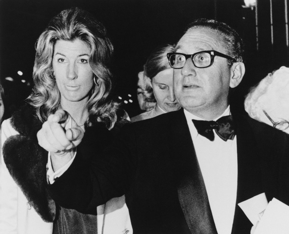 O Χένρι Κίσινγκερ και η Nancy Maginnes το 1973