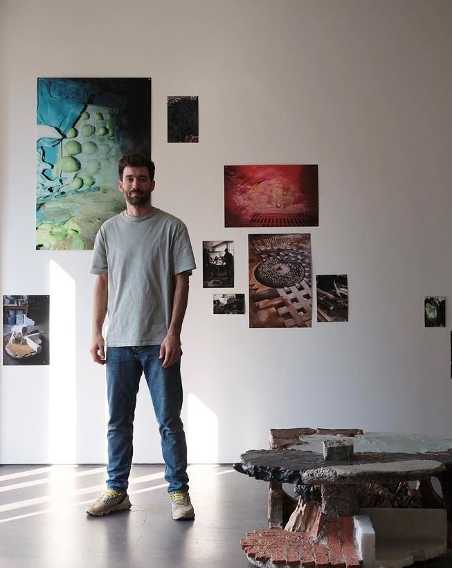 Ο Κώστας Λαμπρίδης στην Carpenters Workshop Gallery / Matt Harrington