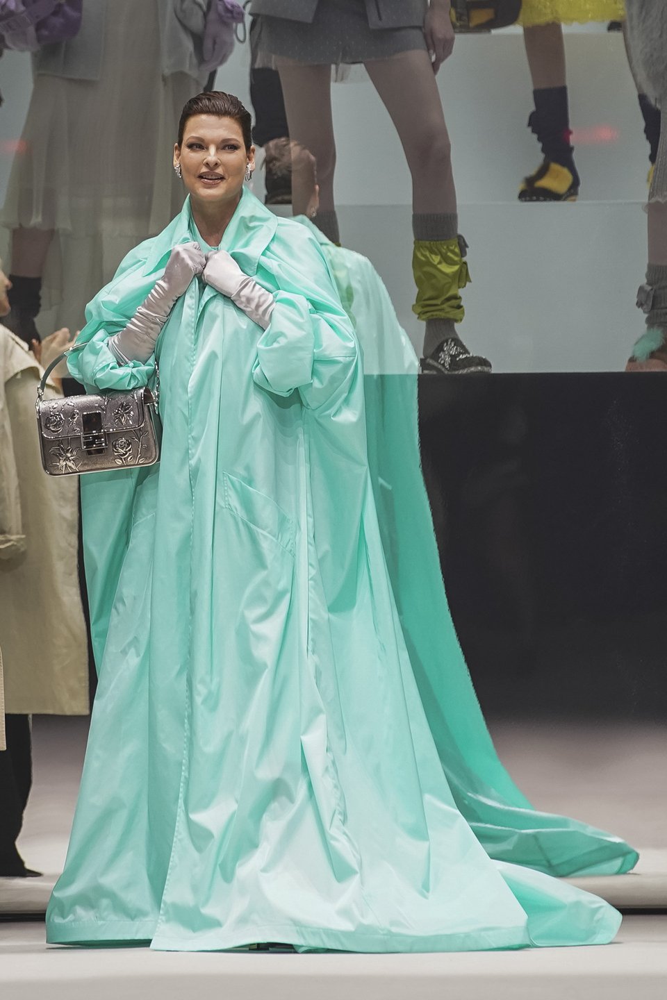 H Λίντα Εβαντζελίστα σε επίδειξη μόδας