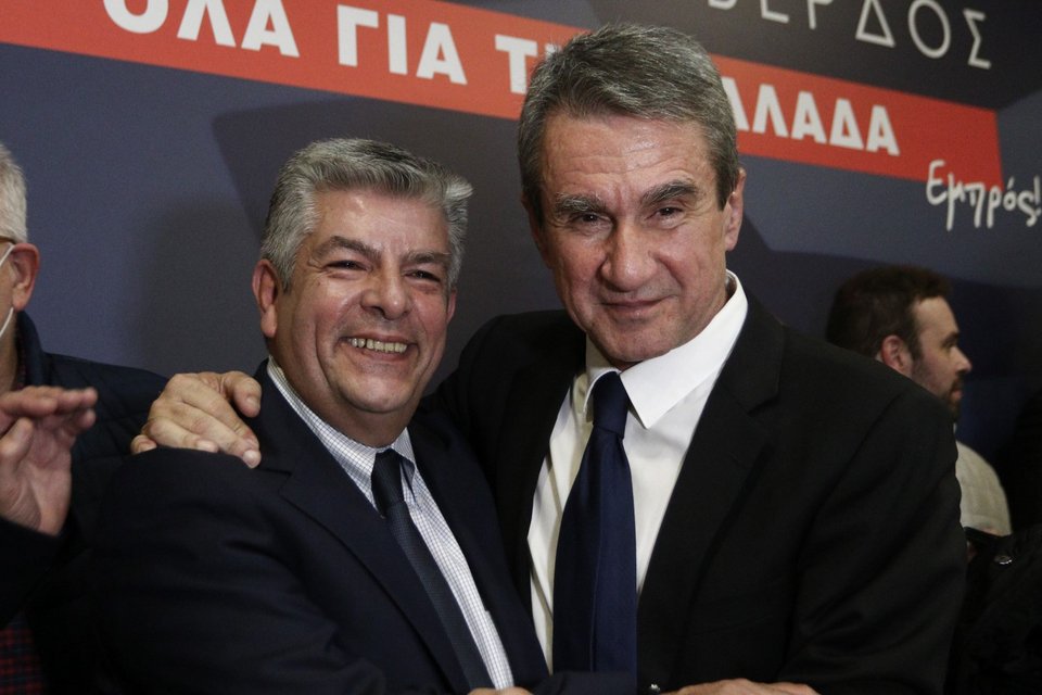 Ανδρέας Λοβέρδος και Θ. Παπαθεοδώρου - (ΧΡΗΣΤΟΣ ΜΠΟΝΗΣ/EUROKINISSI)