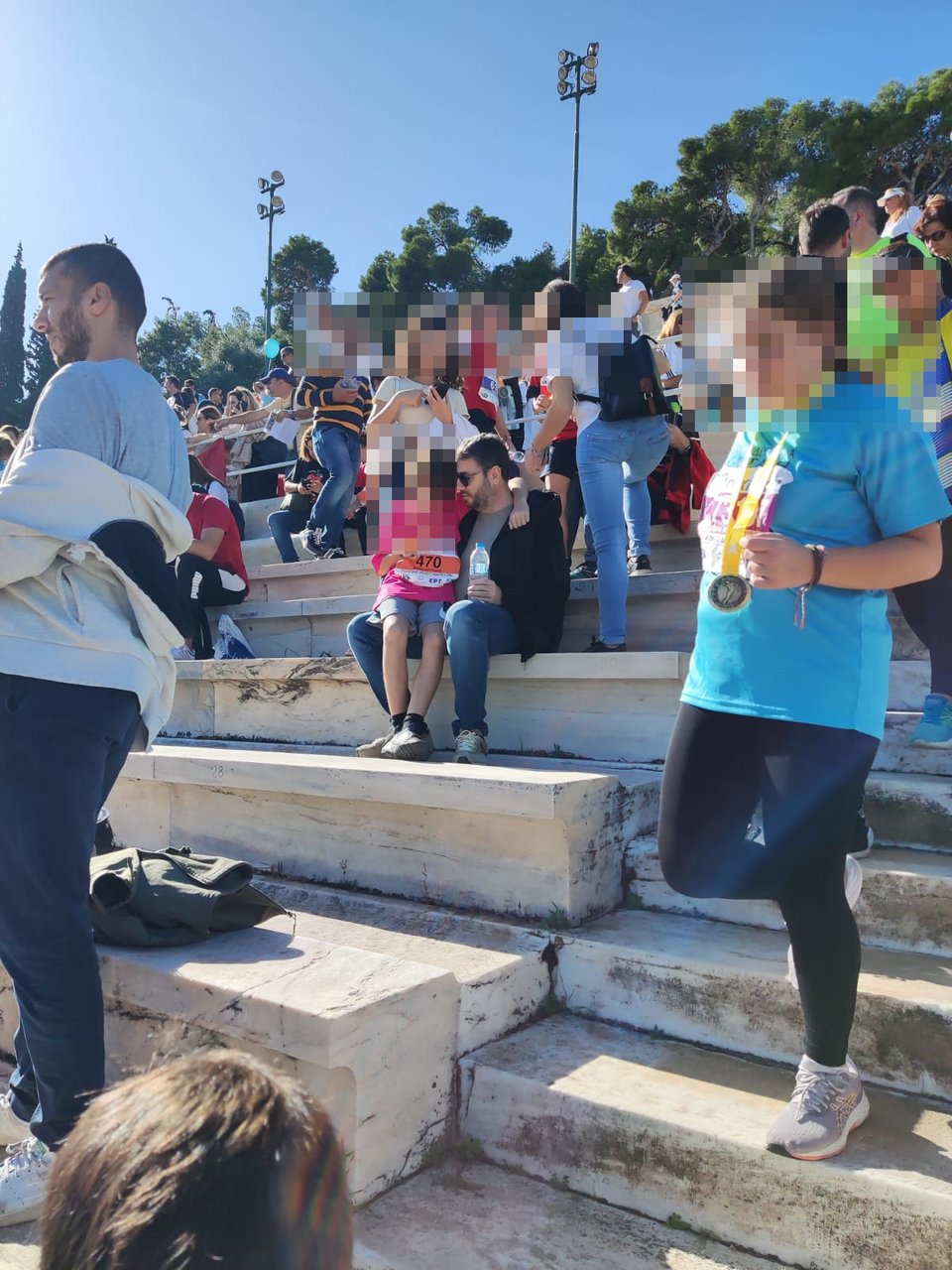 Ο Νίκος Ανδρουλάκης με τον γιο του Μαρίνο
