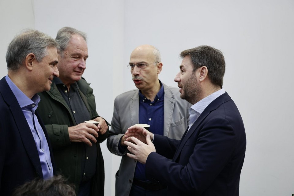 Από αριστερά: Φ. Σαχινίδης, Γ. Μεϊμάρογλου, Θ.Μαργαρίτης και Ν. Ανδρουλάκης