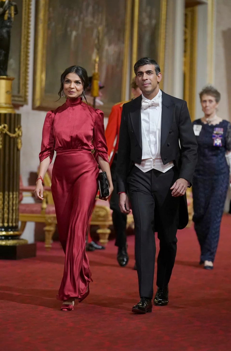 Ο πρωθυπουργός της Βρετανίας, Ρίσι Σούνακ με την σύζυγό του 