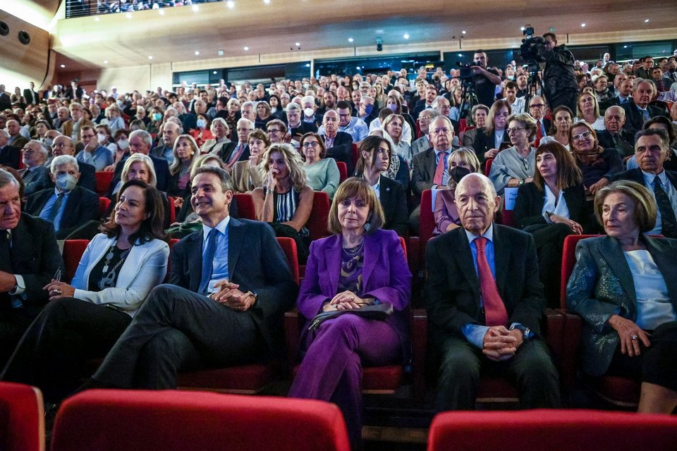 Αννα Διαμαντοπούλου, Κυριάκος Μητσοτάκης, Κατερίνα Σακελλαροπούλου, Κώστας Σημίτης, Δάφνη Σημίτη