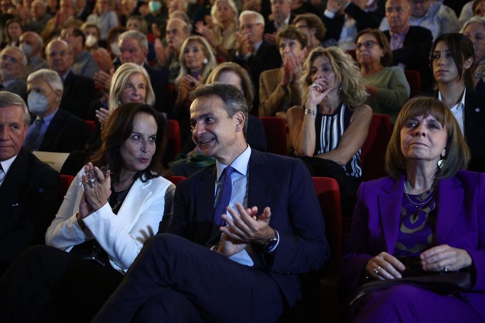 Αννα Διαμαντοπούλου και Κυριάκος Μητσοτάκης