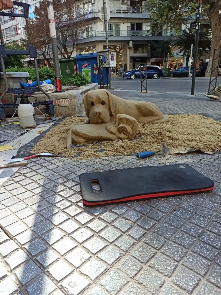 Θεσσαλονίκη, γλυπτό από άμμο